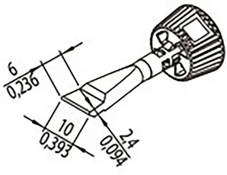 Паяльное жало Ersa 0142ZDLF100 