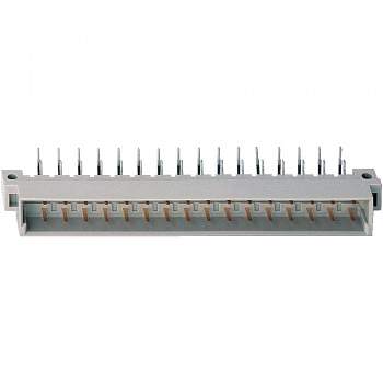 Разъем DIN 41612 HARTING 09 04 132 6921, 32 контакта, растр: 5.08мм