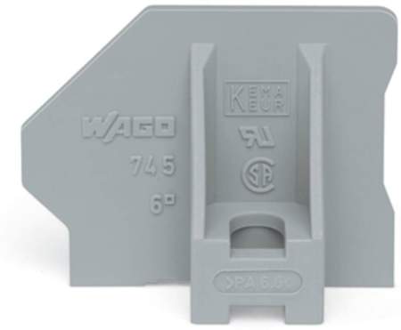 Торцевая пластина WAGO 745-345, (50 шт)