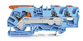 Клемма WAGO 2106-5304, 3 pin, 0.50мм² - 10мм², 800В, 41А, (25 шт)