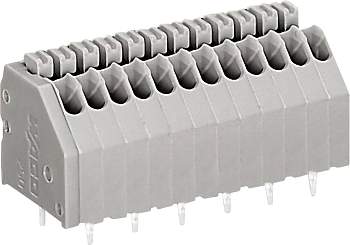 Быстроразъемная клемма WAGO 250-1403, 3 pin, 0.14мм² - 0.50мм², 160В, 2А, CS: 2.54мм, (1 шт)