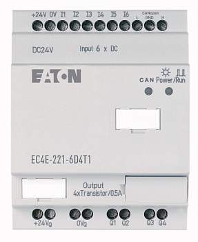 Модуль ввода/вывода ПЛК Eaton 114297 EC4E-221-6D4T1