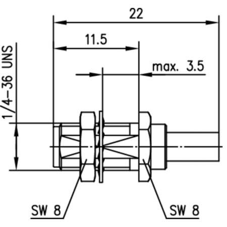 J01151A0671, Telegärtner - SMA-разъем, 50 Ом : 1 шт.