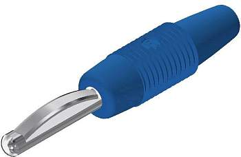 930046102, SKS-HIRSCHMANN VON 20 - Банановый штекер, Ø-контакта: 4 мм, синий : 1 шт.