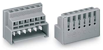 Клеммник WAGO 730-116, 6 pin, 0.75мм² - 1.5мм², 400В, 6А, (50 шт)