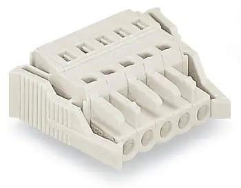 Розетка для подключения кабеля WAGO 721-105/037-000, 5 pin, 0.08мм² - 2.5мм², 630В, 16А, CS: 5мм, (50 шт)