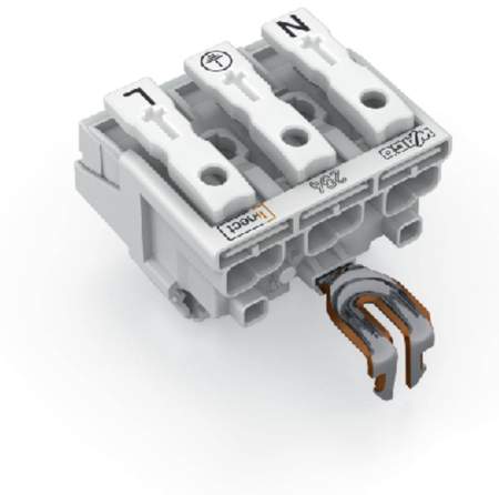 Разъем питания сети WAGO 294-8213, 3 pin, 0.5мм² - 2.5мм², 24А, (500 шт)