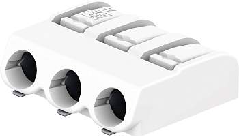 SMD клемма для печатной платы WAGO 2061-603/998-404, 3 pin, 0.50мм² - 1.50мм², 320В, 12А, CS: 6мм, (1 шт)
