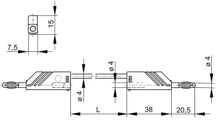 Тестовый провод SKS Hirschmann 934507102 MLN 150/2.5