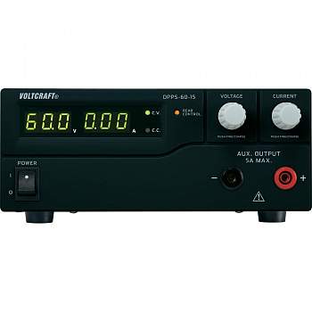 Настольный блок питания (с регулируемым напряжением) VOLTCRAFT DPPS-60-15 