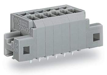 Быстроразъемная клемма WAGO 739-308/001-000, 8 pin, 0.08мм² - 1.50мм², 160В, CS: 3.50мм, (160 шт)