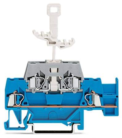 Двухуровневая клемма WAGO 280-526, 4 pin, 0.08мм² - 2.50мм², 400В, 10А, (50 шт)