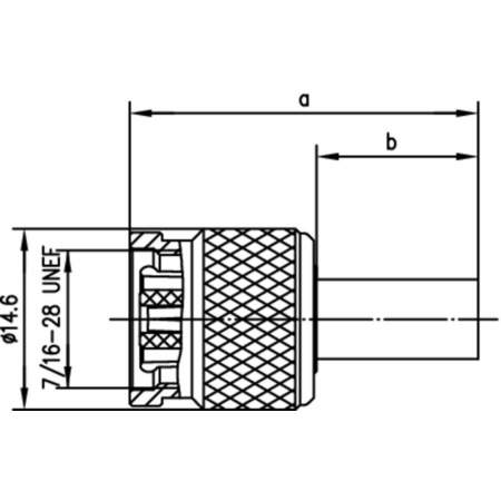 J01010R0005, Telegärtner - TNC-обратный-разъем, 50 Ом : 1 шт.