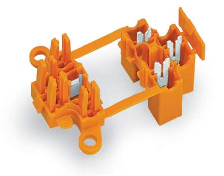 Клеммник WAGO 730-123, 3 pin, 0.75мм² - 1.5мм², 400В, 6А, (50 шт)