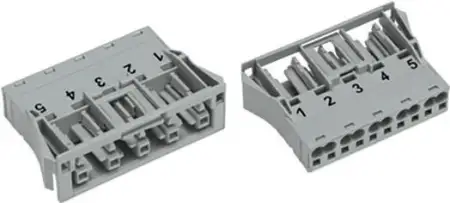 Разъем питания сети WAGO 770-745/062-000, 5 pin, 400В, 25А, (100 шт)