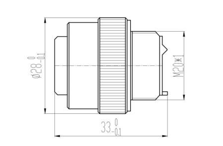 Разъем Weillen WLES25-9501-0381 (Аналог Amphenol MIL-DTL-26482 MS series)