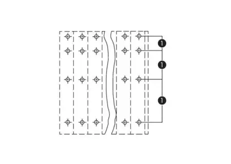 Четырехуровневая клемма WAGO 738-306, 24 pin, 0.08мм² - 2.50мм², 320В, CS: 5.08мм, (24 шт)