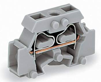 Клемма WAGO 261-411, 2 pin, 0.08мм² - 2.50мм², 500В, 24А, конф: L, (200 шт)