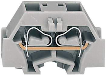 Клемма WAGO 260-331, 4 pin, 0.08мм² - 1.50мм², 400В, 18А, конф: L, (1 шт)