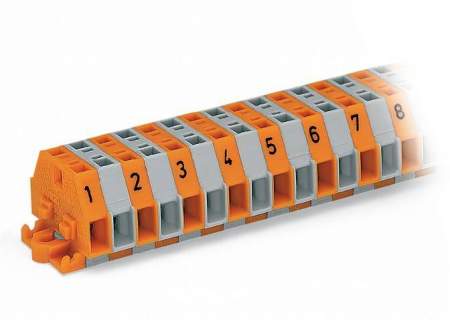 Клеммная колодка WAGO 260-410, 20 pin, 0.08мм² - 1.50мм², 400В, 4А, конф: L, (25 шт)