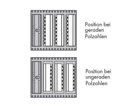 Штифтовая планка WAGO 231-467/001-000/105-604/997-40, 7 pin, 320В, 16А, CS: 5мм, (330 шт)