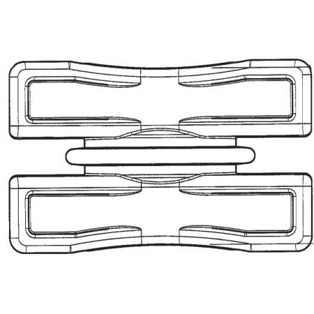 Застежка HellermannTyton 151-06502 DSWS5-HS-BK-L1