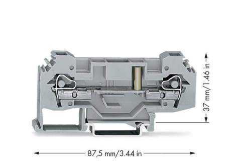 Клемма WAGO 282-133, 2 pin, 0.20мм² - 6мм², 400В, 41А, конф: L, (25 шт)