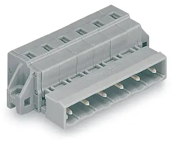 Штифтовая планка WAGO 731-606/019-000, 6 pin, 0.08мм² - 2.50мм², 630В, 12А, CS: 7.50мм, (25 шт)