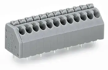 Быстроразъемная клемма WAGO 250-205/000-006, 5 pin, 0.20мм² - 1.50мм², 320В, CS: 3.50мм, (240 шт)