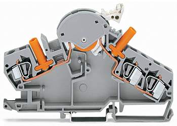 N клемма WAGO 282-860, 3 pin, 0.20мм² - 6мм², 500В, 30А, конф: L, (20 шт)