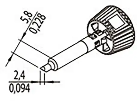 Паяльное жало Ersa 0142CDLF24A 