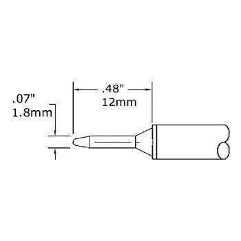Картридж-наконечник Metcal CVC-6CN1208S 