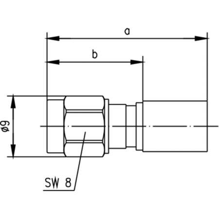 J01150A0641, Telegärtner - SMA-разъем, 50 Ом : 1 шт.