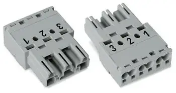 Разъем питания сети WAGO 770-213, 3 pin, 250В, 25А, (100 шт)
