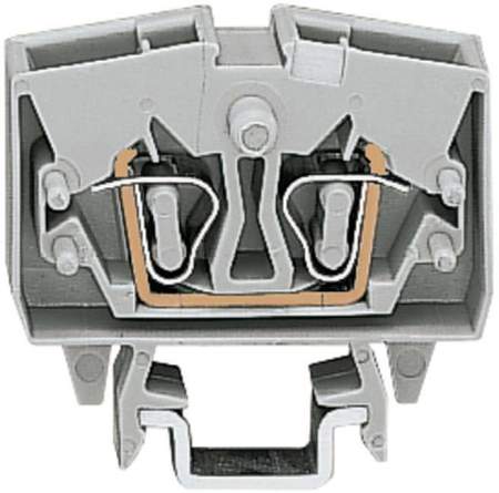 Клемма WAGO 264-701, 2 pin, 0.08мм² - 2.50мм², 800В, 24А, конф: L, (1 шт)