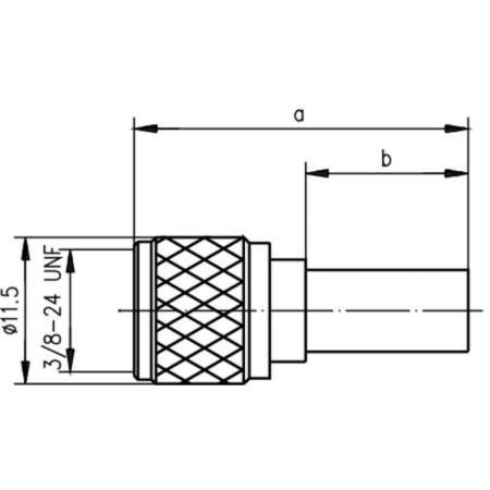 J01045F0000, Telegärtner - мини-UHF-разъем, 50 Ом : 1 шт.