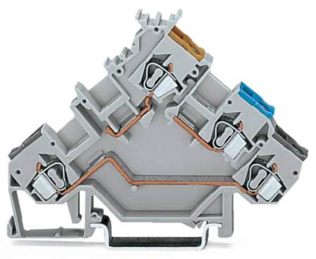 Клемма бесконтактного переключателя WAGO 280-560, 4 pin, 0.08мм² - 2.50мм², 400В, 20А, конф: L, (50 шт)