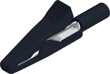 Зажимная клемма SKS Hirschmann 930319100, MA 2 VA, Ø 2мм, 60В, 6А, черный, (1 шт)