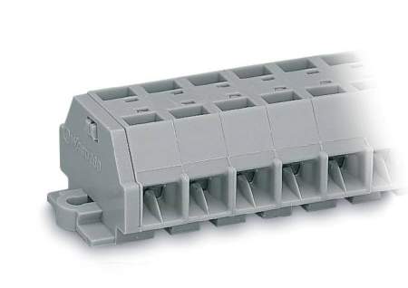 Клеммная колодка WAGO 260-202, 8 pin, 0.08мм² - 1.50мм², 400В, 18А, конф: L, (100 шт)