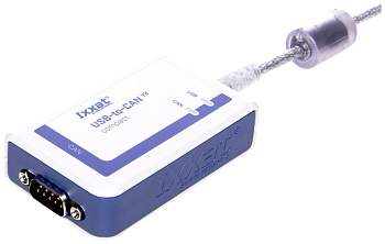 Активный USB интерфейс Ixxat 1.01.0281.12001 USB-to-CAN V2 compact, гальванически изолирована, D-SUB 9
