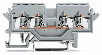 Клемма WAGO 280-621, 4 pin, 0.08мм² - 2.50мм², 800В, 24А, конф: L, (100 шт)