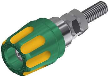 930099188, SKS-HIRSCHMANN PK 10 A - Полюсной зажим, 16 А, желтый, зеленый : 1 шт.