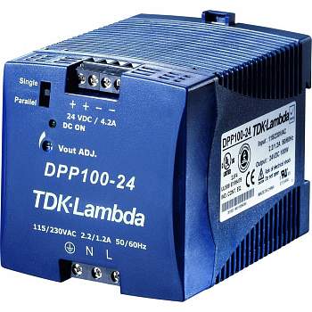 Блок питания с креплением на DIN рейку TDK-Lambda  DPP-100-24 