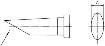 Паяльное жало Weller T0054444499 LT BB 60