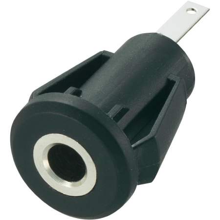 Защелкивающееся встроенное гнездо 3,5 мм TRU COMPONENTS, 2 контакта