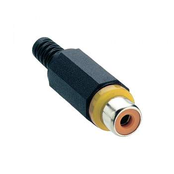 Гнездо для разъемов колокольчиков Lumberg XKTO 1, желтый