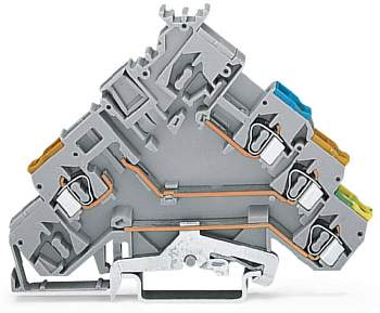 Клемма привода WAGO 280-575, 4 pin, 0.08мм² - 2.50мм², 125В, 5А, конф: L, (50 шт)