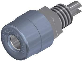 930176104, SKS-HIRSCHMANN BIL 20 - Лабораторное гнездо, Ø-контакта: 4 мм, серый : 1 шт.