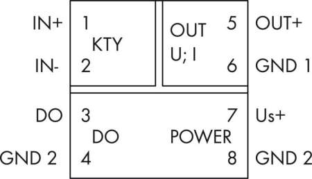 Измерительный преобразователь KTY WAGO 857-820 