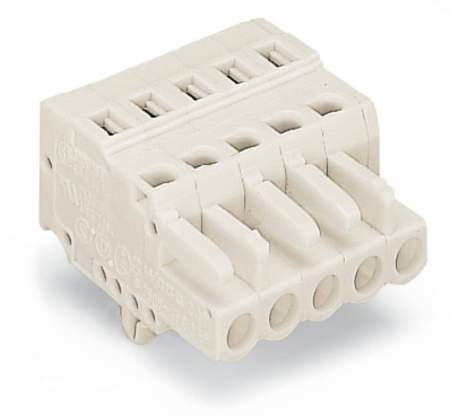 Розетка для подключения кабеля WAGO 721-102/008-000, 2 pin, 0.08мм² - 2.5мм², 630В, 16А, CS: 5мм, (100 шт)